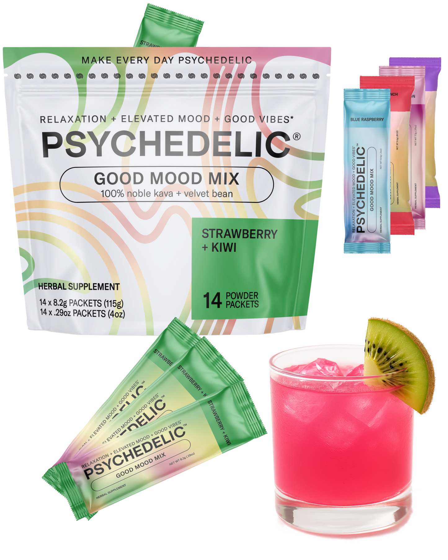 Good Mood Mix - Strawberry Kiwi