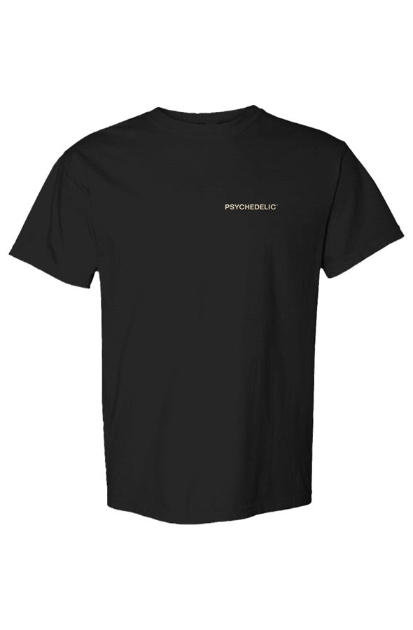 Liquid Light Tee — Front chest logo mockup