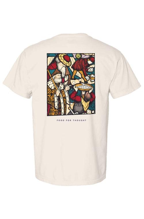Food for Thought Tee — Back graphic mockup
