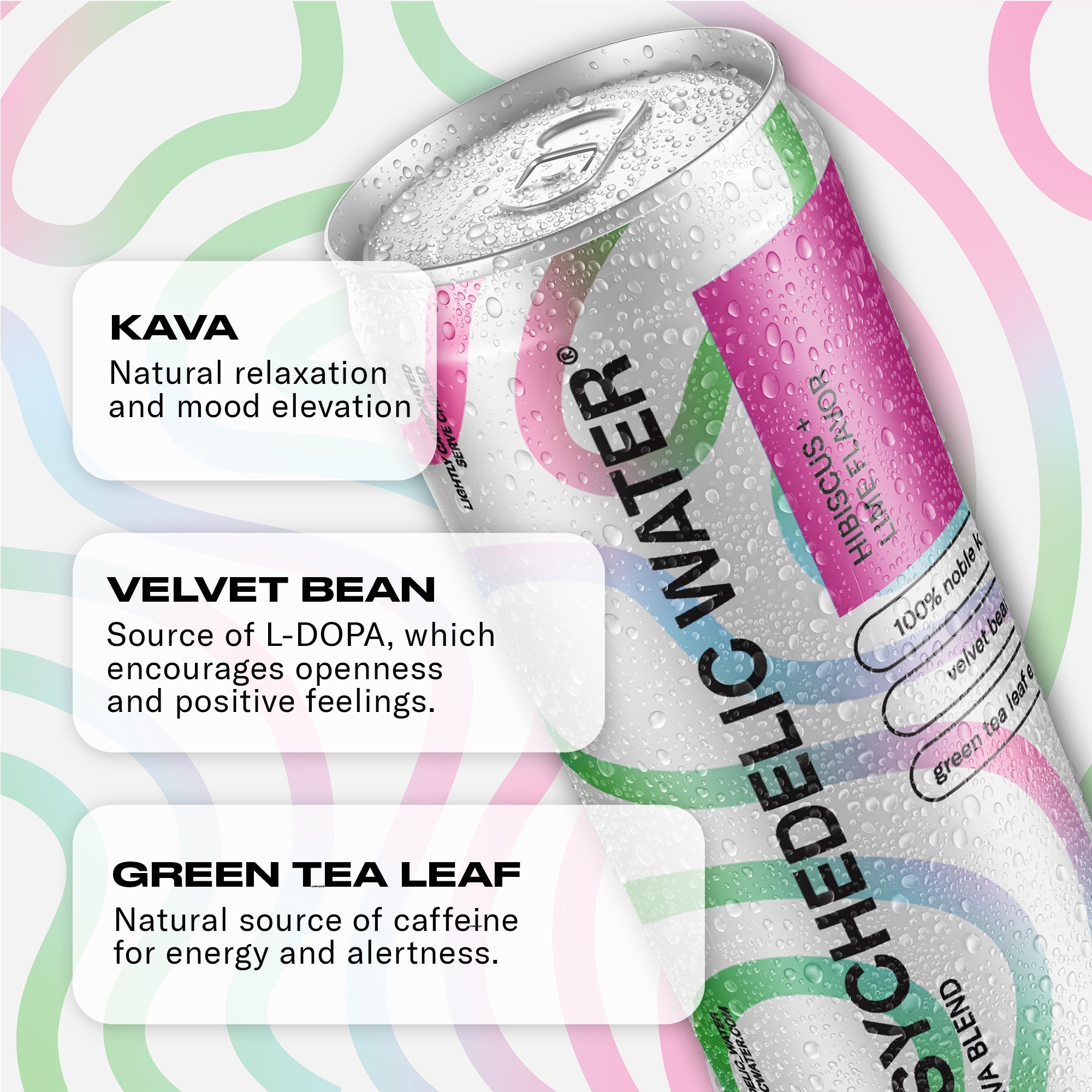 Kava, Velvet Bean, Green Tea Leaf