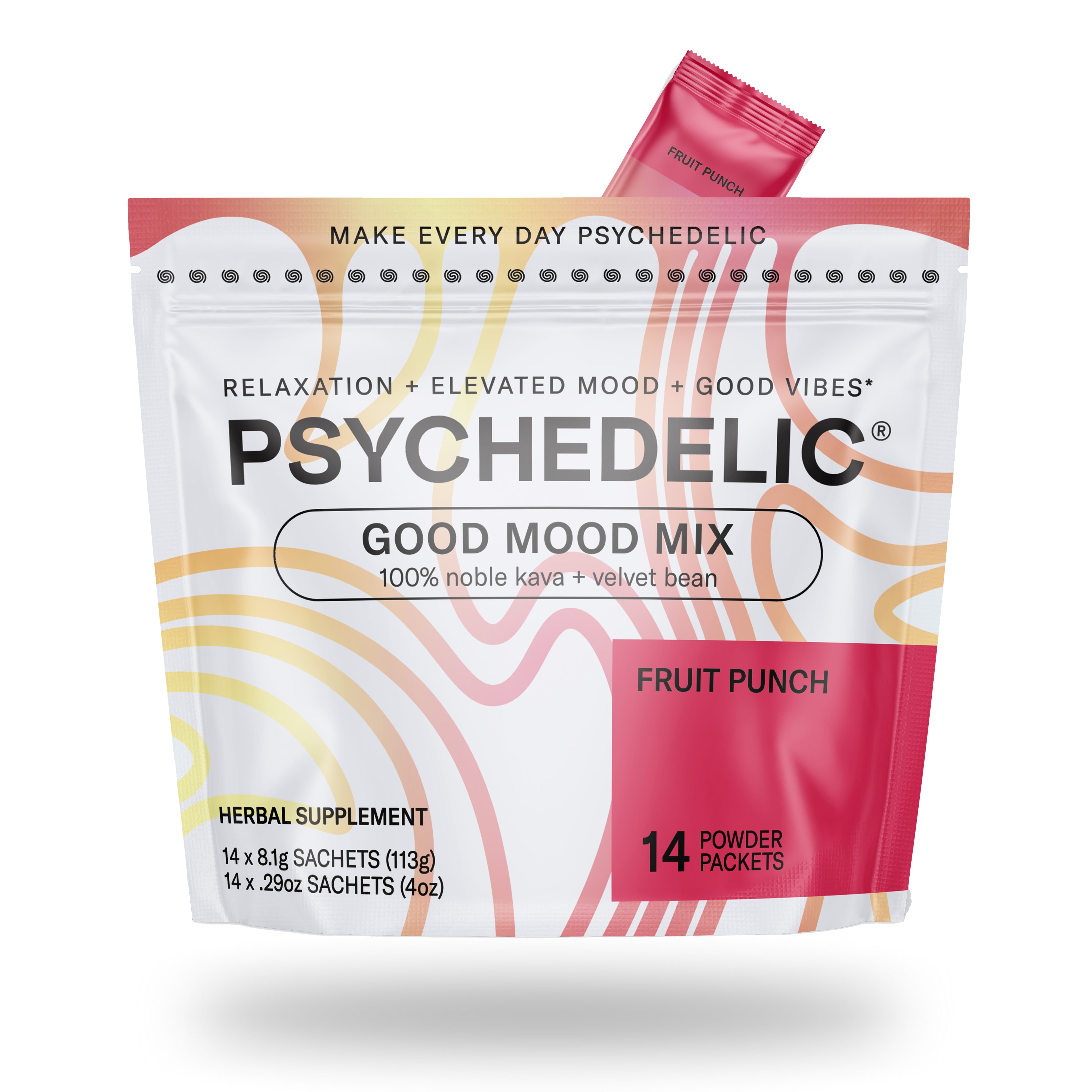 Fruit Punch Kava Drink Mix | Good Mood Mix – Psychedelic Water