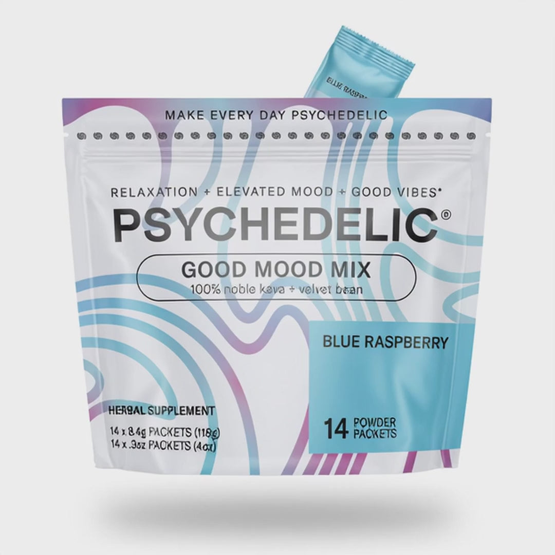 Blue Raspberry Kava Drink Mix | Good Mood Mix – Psychedelic Water