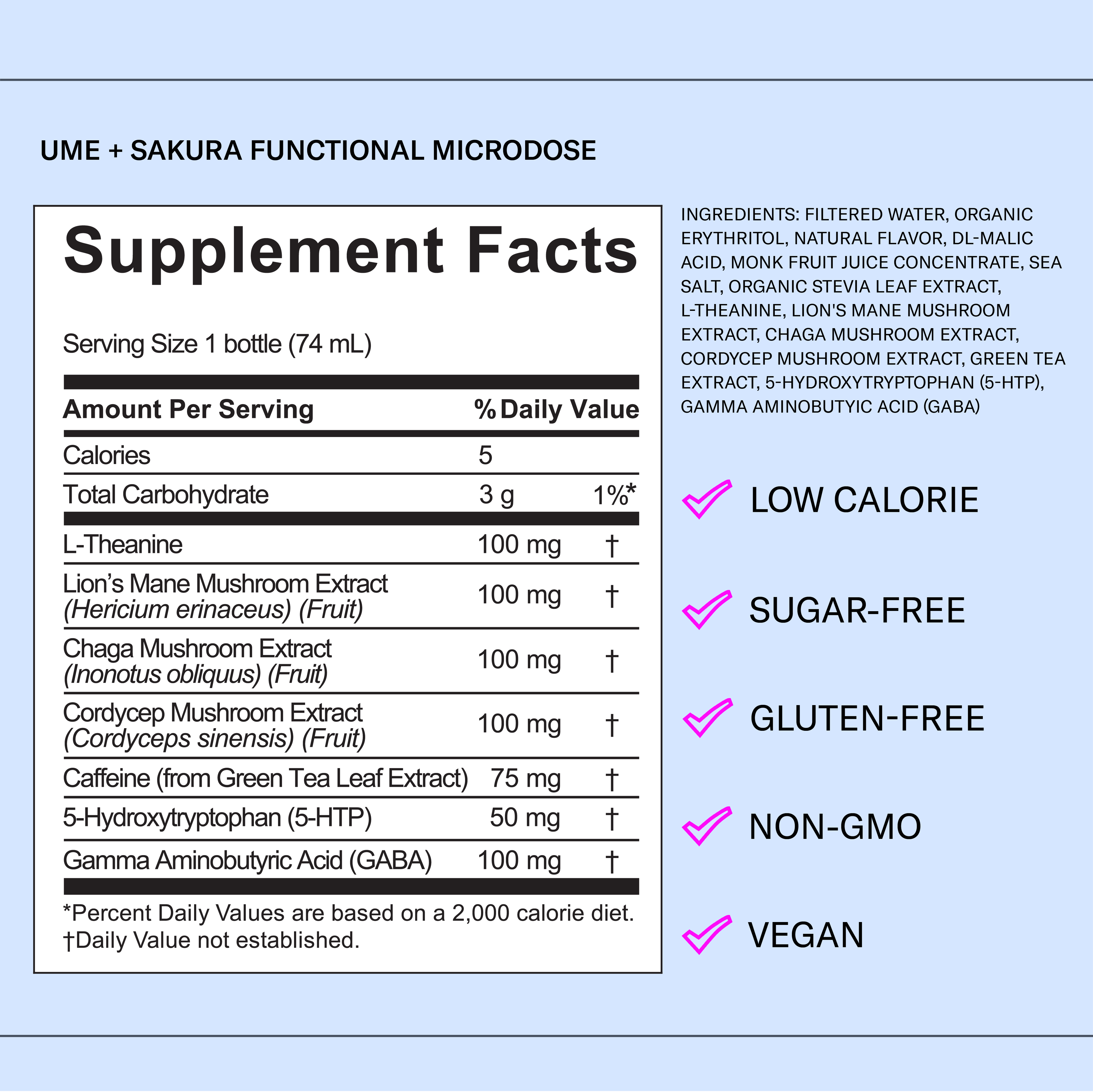 Ume + Sakura Functional Microdose 6 Pack