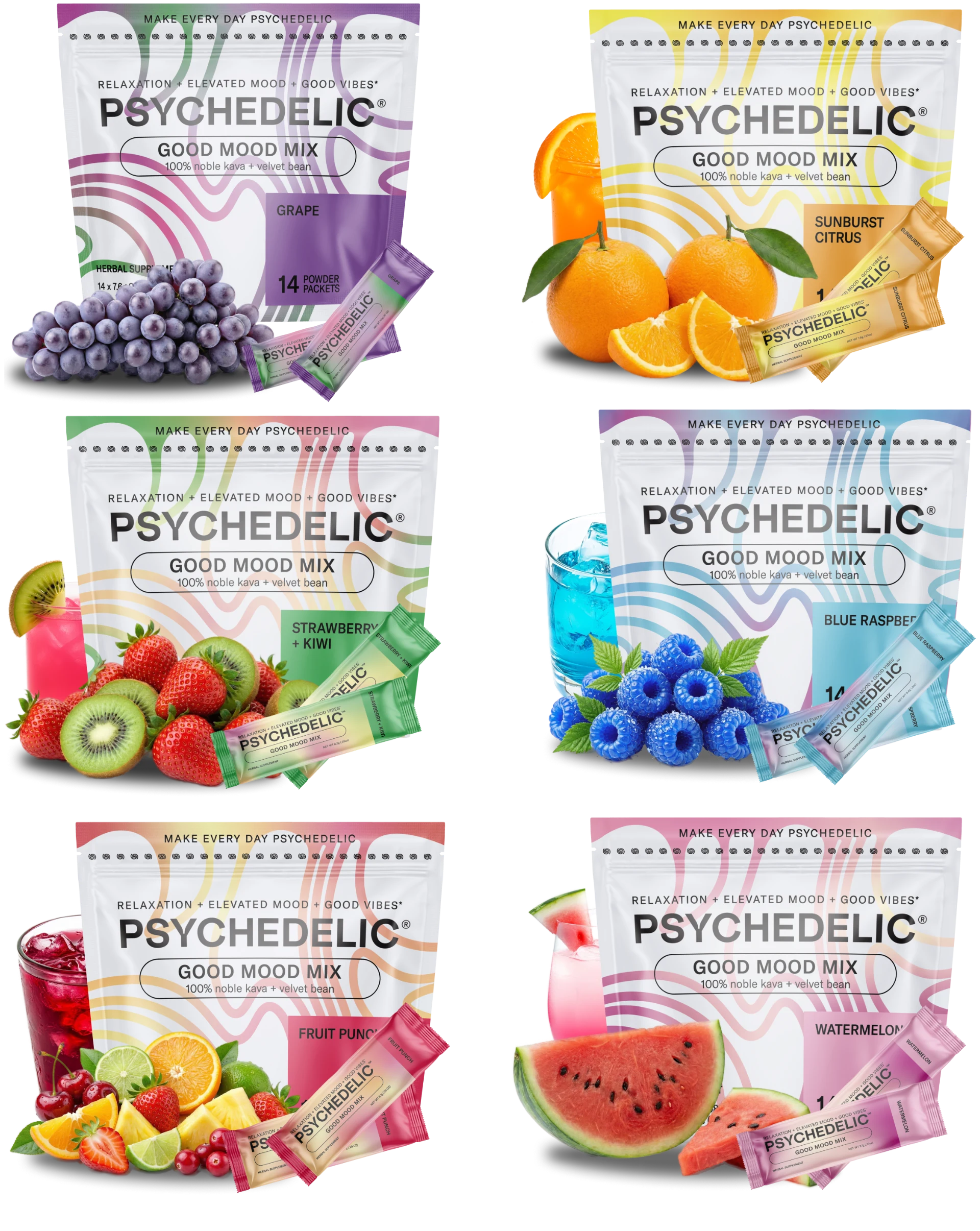 Good Mood Mix flavor lineup